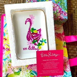 Lilly Pulitzer Flamingo Trinket Tray 🦩